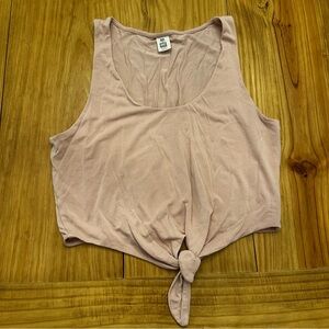 Me to We Blush Tie-Front Tank Top